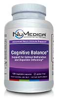 NuMedica Cognitive Balance - 120 Capsules professional-grade supplement