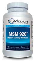 NuMedica MSM 920 - 120c professional-grade supplement