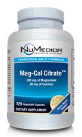 NuMedica Mag-Cal Citrate - 120c professional-grade supplement