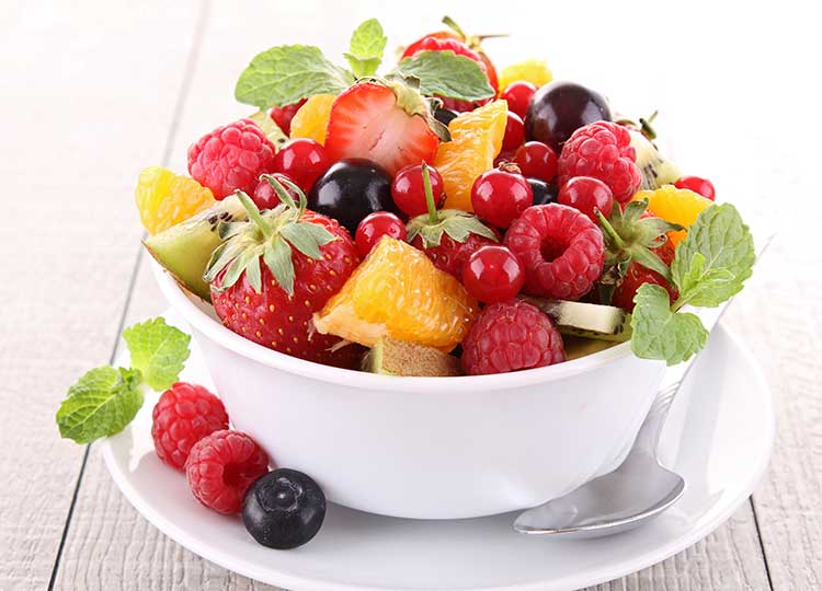 Bowl of Assorted Fruit