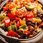 Chewy Curry Vegetables recipe image