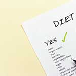 a checklist of diet foods