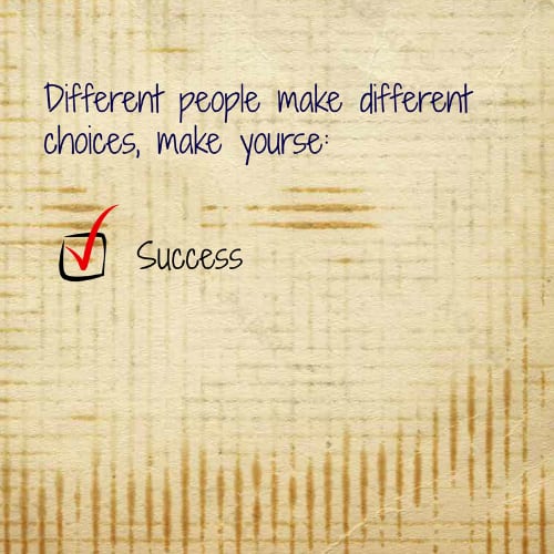 quotation saying different people make different choices