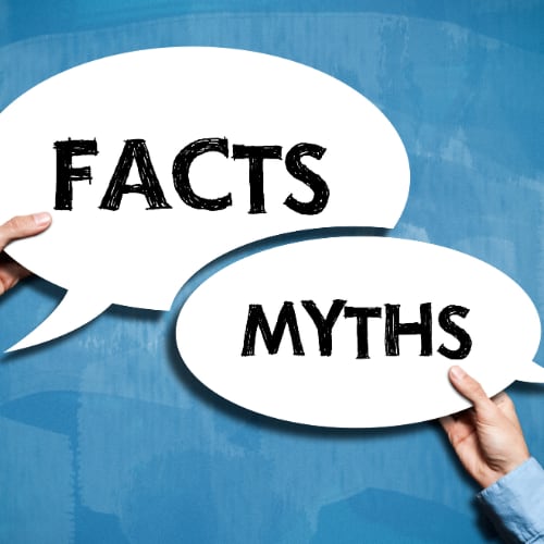 facts vs myths sign