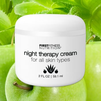 FirstFitness Night Therapy Cream - All Skin Types - 2 fl oz skin and body care product