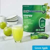 FirstFitness Nutrition SPN Energy Drink Green Apple 14 packet dieatry supplement.