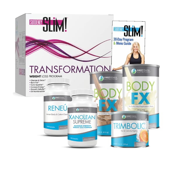 Suddenly Slim Transformation is a $6 a day weight-loss program that features the Suddenly Slim shakes.