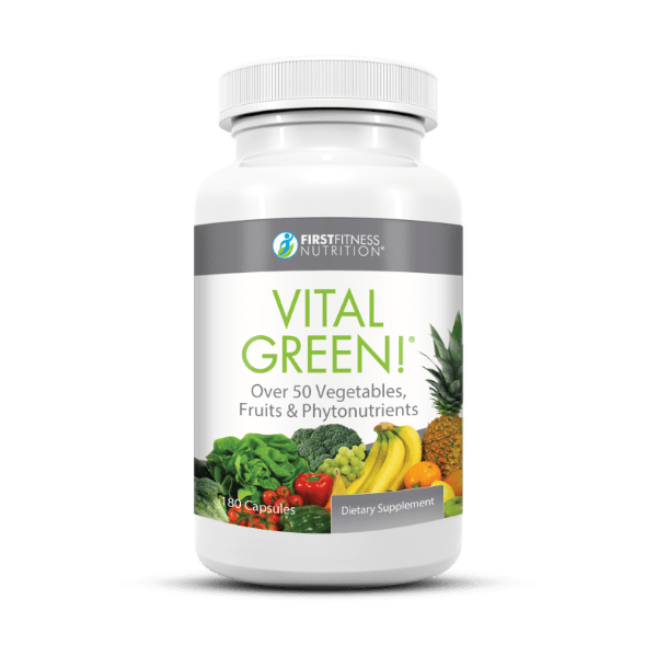 First Fitness Nutrition Vital Green - 180 vegetarian capsules dietary supplement