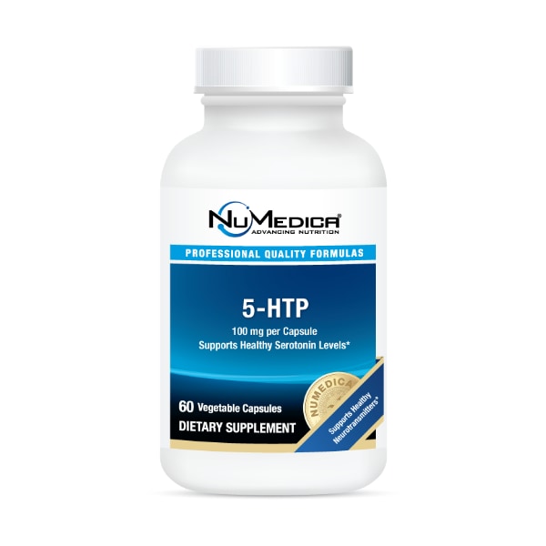 NuMedica 5-HTP 100 mg - 60 vegetable capsules professional-grade supplement