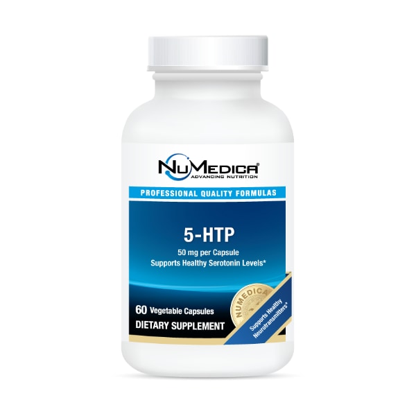 NuMedica 5-HTP 50 mg - 60 vegetable capsules professional-grade supplement