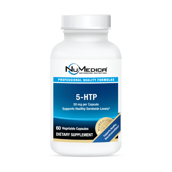 NuMedica 5-HTP 50 mg - 60 vegetable capsules professional-grade supplement