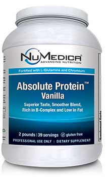 NuMedica Absolute Protein Vanilla - 39 svgs professional-grade supplement