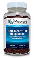 NuMedica CoQ-Clear 100 mg Ubiquinone (Citrus) - 60 sfgl professional-grade supplement