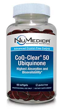 NuMedica CoQ-Clear 50 mg Ubiquinone - 60 sfgl professional-grade supplement