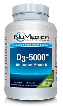 NuMedica D3-5000 - 90 sfgl professional-grade supplement