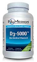 NuMedica D3-5000 - 90 sfgl professional-grade supplement