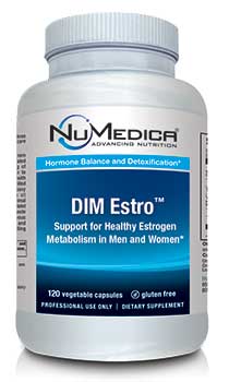 DIM Estro by NuMedica - 120 vegetable capsule professional-grade dietary supplement