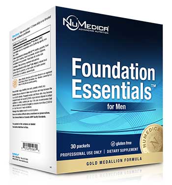 NuMedica Foundation Essentials Men + CoQ10 - 30 packs professional-grade supplement