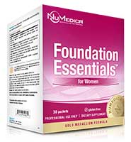 NuMedica Foundation Essentials Women + CoQ10 - 30 packs professional-grade supplement