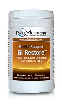 NuMedica Gluten Support GI Restore Powder - 30 svgs professional-grade supplement