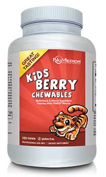 NuMedica Kids Berry Chewables - 120t professional-grade supplement