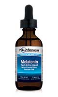 NuMedica Melatonin Liquid - Lemon Flavor - 2 fl. oz professional-grade supplement