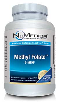 NuMedica Methyl Folate - 5-MTHF - 60c professional-grade supplement