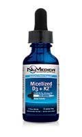 NuMedica Micellized D3 + K2 - 1 fl oz professional-grade supplement