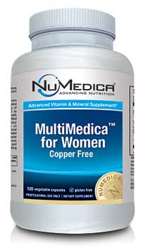 MultiMedica for Women by NuMedica - 120 vegetable capsule professional-grade dietary supplement