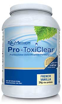 NuMedica Pro ToxiClear Vanilla - 21 svgs professional-grade supplement