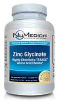 NuMedica Zinc Glycinate 120 vegetable capsules