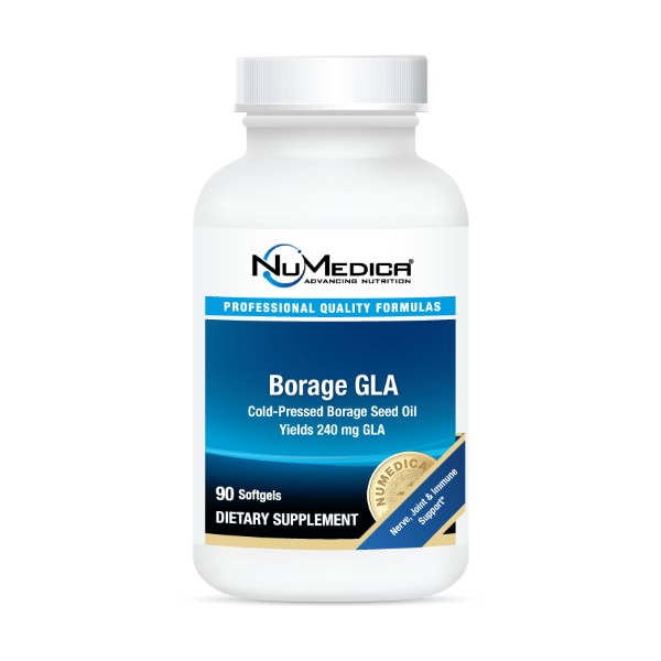 NuMedica Borage GLA 240CP - 90 sfgl professional-grade supplement