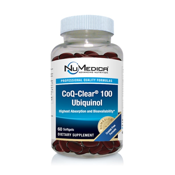 NuMedica Foundation Essentials includes NuMedica CoQ-Clear 100 Ubiquinone
