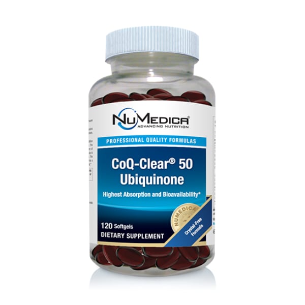 NuMedica CoQ-Clear 50 mg Ubiquinone - 60 sfgl professional-grade supplement