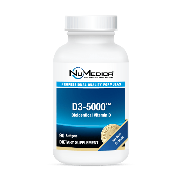 NuMedica D3-5000 - 90 softgels professional-grade supplement