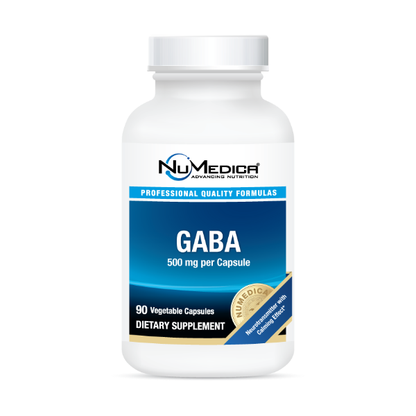 NuMedica GABA Capsules - 90c professional-grade supplement