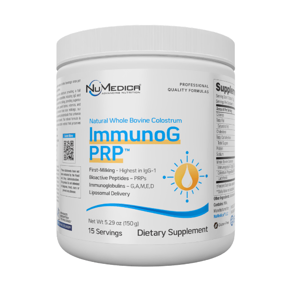 NuMedica ImmunoG PRP Powder Original - 15 servings professional-grade dietary supplement