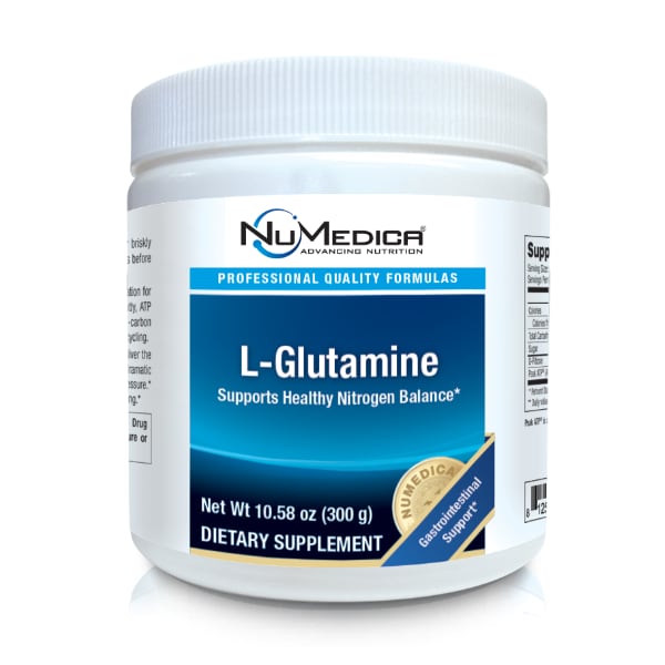 NuMedica L-Glutamine Powder - 60 svgs professional-grade supplement