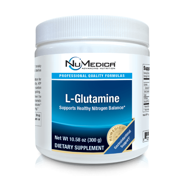 NuMedica L-Glutamine Powder - 60 servings professional-grade dietary supplement