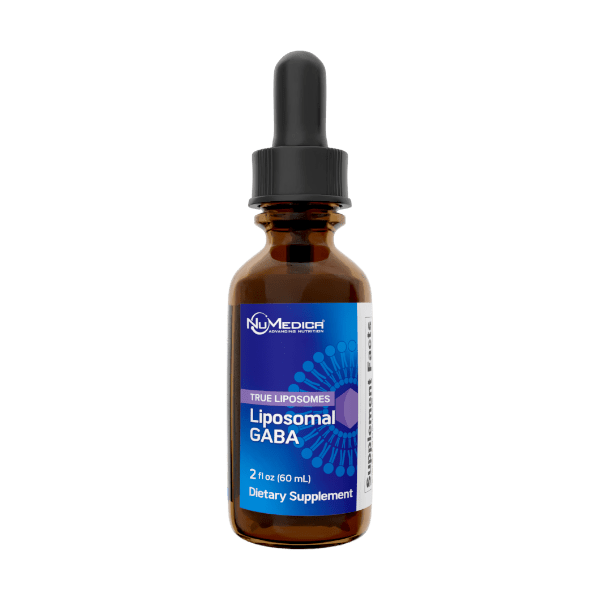 NuMedica Liposomal GABA 30 serving professional-grade dietary supplement.
