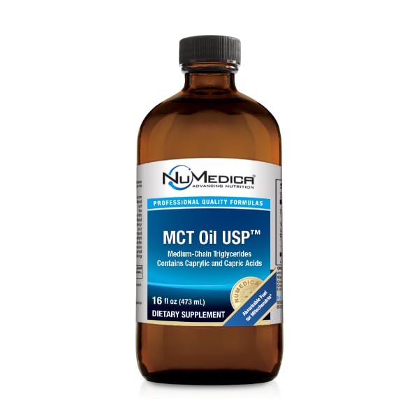 NuMedica MCT Oil USP (Medium) - 16 oz professional-grade dietary supplement