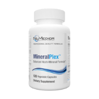 NuMedica MineralPlex 120 vegetable capsule professional-grade dietary supplement.