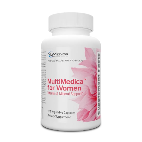 MultiMedica for Women by NuMedica - 120 vegetable capsule professional-grade dietary supplement for women