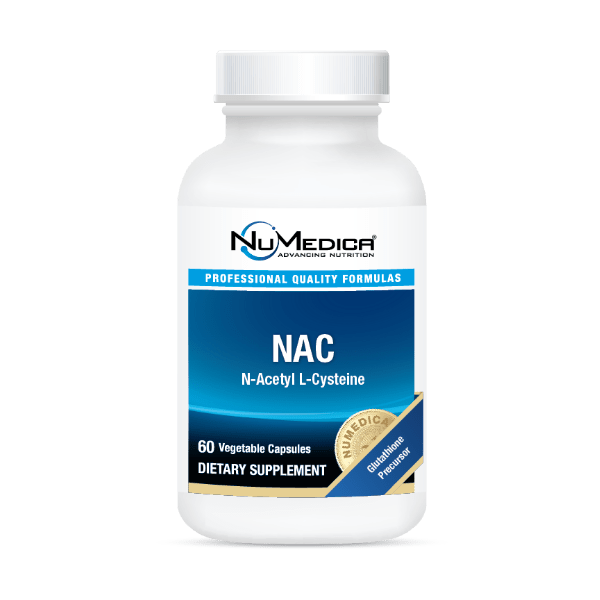 NuMedica NAC (N-Acetyl Cysteine) - 60 vegetable capsule professional-grade dietary supplement