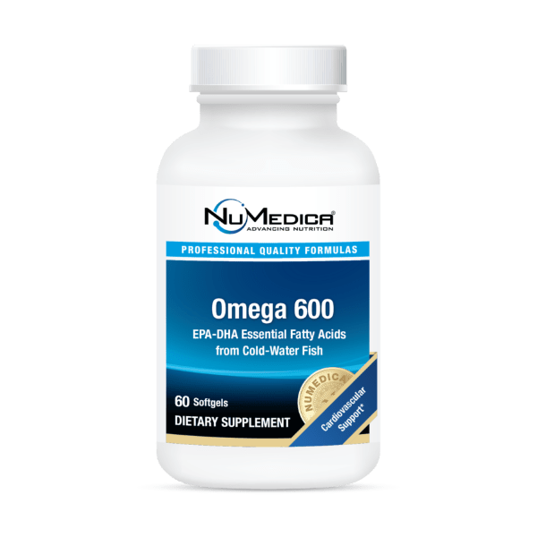 NuMedica Omega 600 USP EC - 60 softgel professional-grade dietary supplement