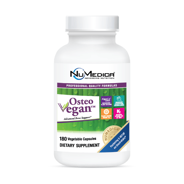 NuMedica Osteo Vegan RX - 180 vegetable capsule professional-grade dietary supplement