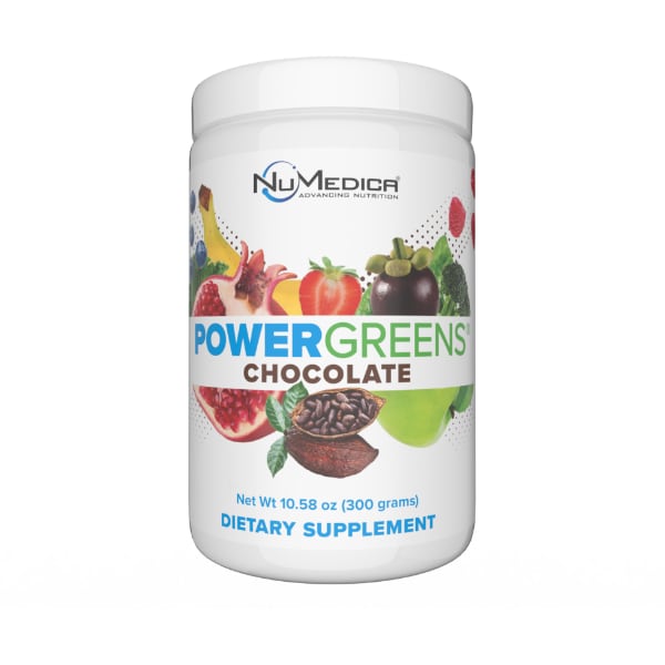 NuMedica Power Greens Chocolate - 30 servings professional-grade fietary supplement