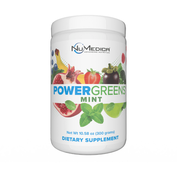 NuMedica Power Greens Mint - 30 servings professional-grade dietary supplement