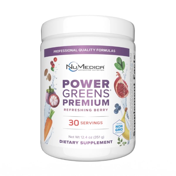 NuMedica Power Greens Premium Berry 30 servings professional dietary supplement