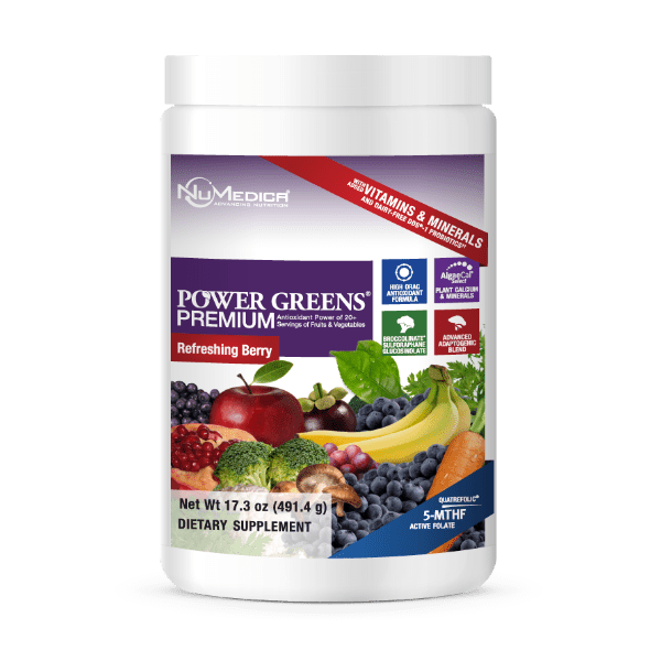 Power Greens Premium Berry NuMedica 21/42 Servings